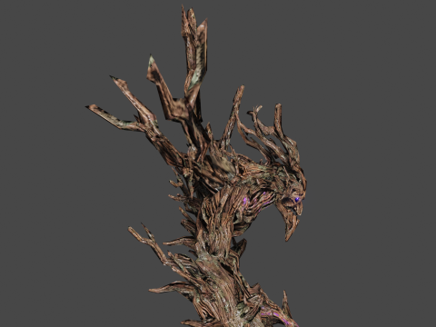 Ancient Groot Low-poly 3D मॉडल