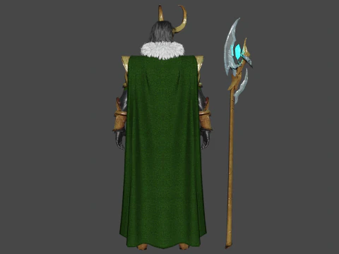 Loki Low-poly 3D Model