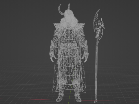 Loki Low-poly Modelo 3D