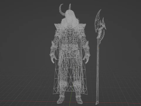 Loki Low-poly 3D Model