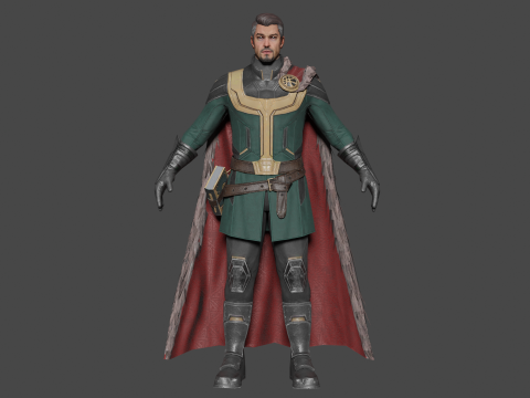 Secret Wars Doctor Strange Low-poly Modelo 3D