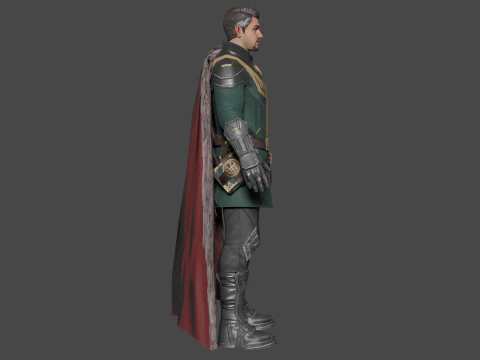 Secret Wars Doctor Strange Low-poly 3D Model