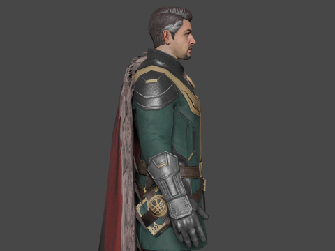 Secret Wars Doctor Strange Low-poly 3D मॉडल
