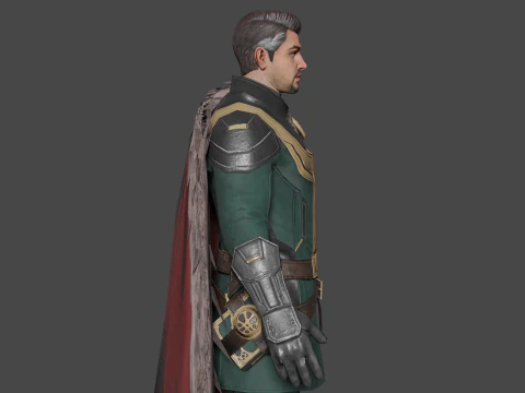 Secret Wars Doctor Strange Low-poly 3D Model