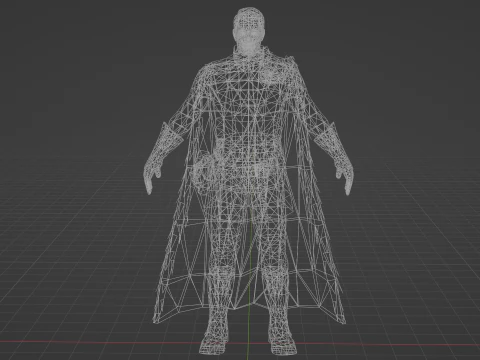 Secret Wars Doctor Strange Low-poly 3D Model