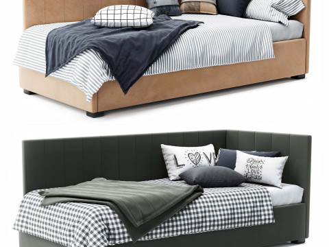 Gaja Single Bed 3D Модель