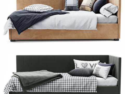 Gaja Single Bed 3D Model