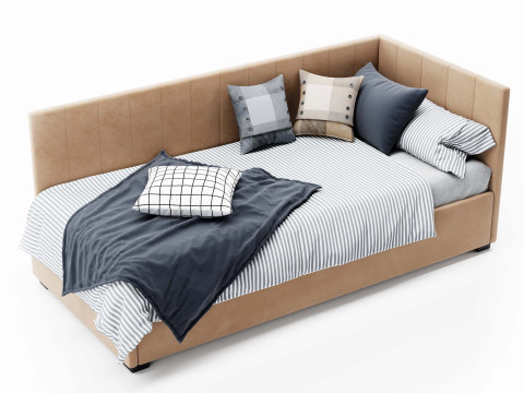 Gaja Single Bed 3D Модель