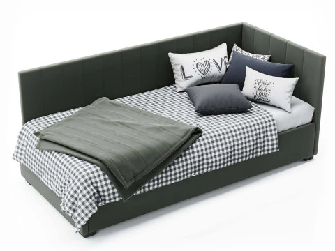 Gaja Single Bed 3D Model
