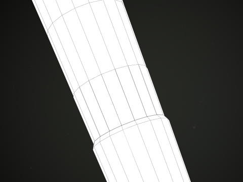 PROCEDURAL BASEBALL BAT Customize the baseball bat materials and meshes 3D Модель