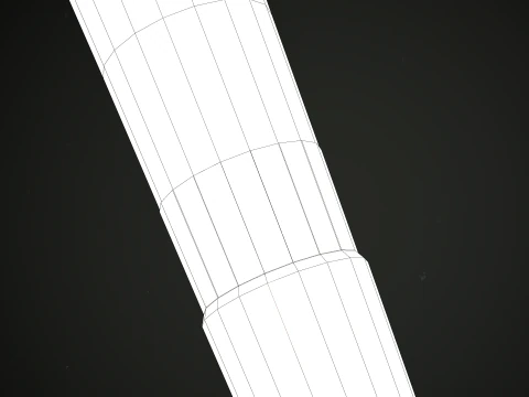 PROCEDURAL BASEBALL BAT Customize the baseball bat materials and meshes 3D Model
