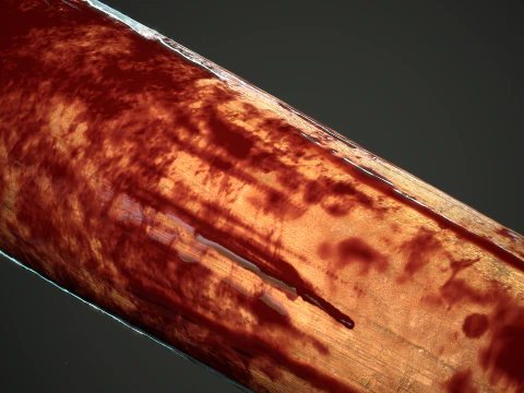 PROCEDURAL BASEBALL BAT Customize the baseball bat materials and meshes 3D Model