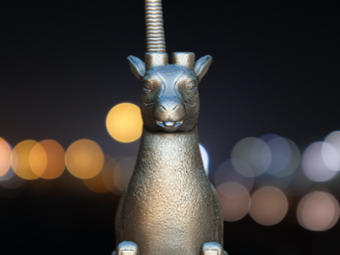 Unguent jar in the form of an ibex 3D 打印模型