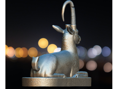 Unguent jar in the form of an ibex 3D 打印模型