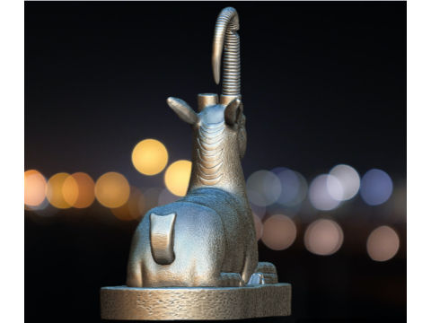 Unguent jar in the form of an ibex 3D 打印模型