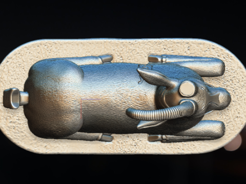 Unguent jar in the form of an ibex 3D 打印模型