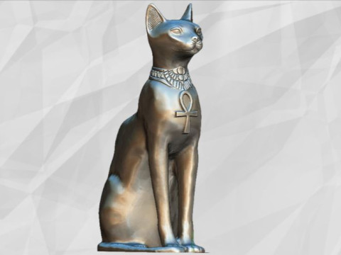 Bastet Ancient Egyptian God 3D printable model 3D Druckmodell