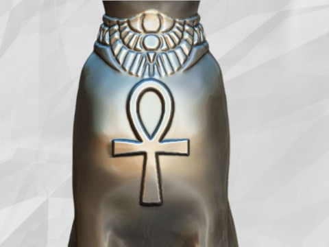 Bastet Ancient Egyptian God 3D printable model 3D Druckmodell
