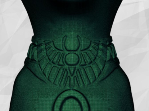 Bastet Ancient Egyptian God 3D printable model 3D Druckmodell