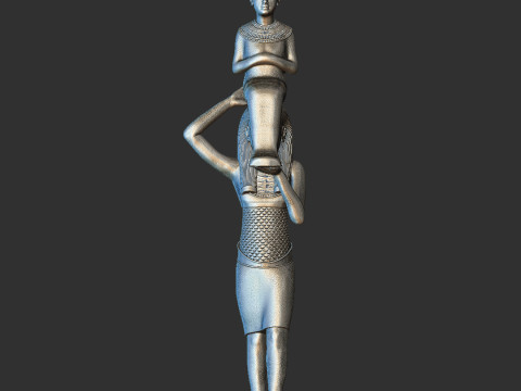 ISIS carrying Tutankhamun Modello di stampa 3D