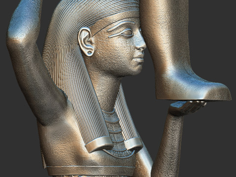 ISIS carrying Tutankhamun Modello di stampa 3D