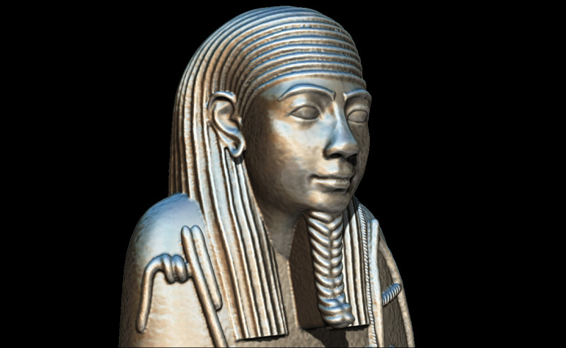 3D Ushabti figher full details Modello di stampa 3D .c4d .max .obj .3ds .fbx .stl .blend