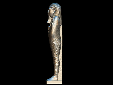 3D Ushabti figher full details Modello di stampa 3D