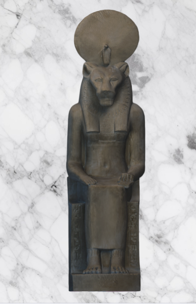 3D scanned model for the Statue of the Goddess Sakhmet 3D Принт Модель .c4d .max .obj .3ds .fbx .stl .blend