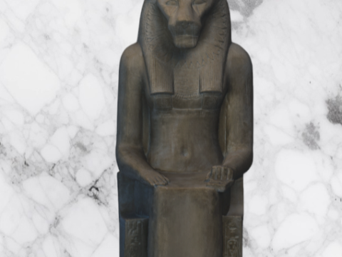 3D scanned model for the Statue of the Goddess Sakhmet 3D Принт Модель