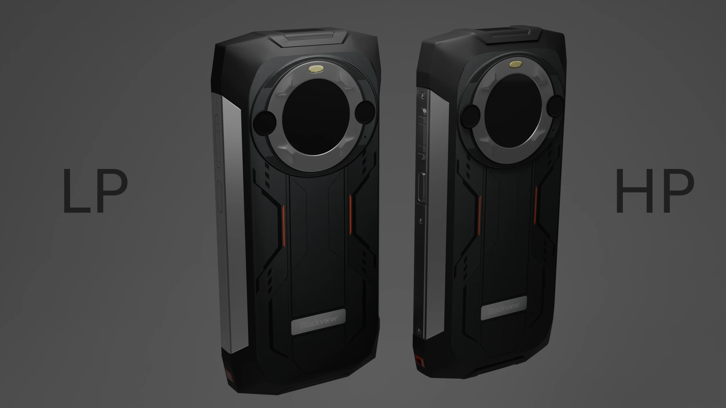 Phone Blackview bv 9300 pro 3D Model .c4d .max .obj .3ds .fbx .stl .blend