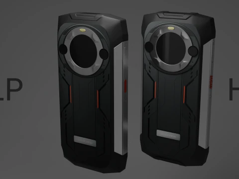Phone Blackview bv 9300 pro 3D Model