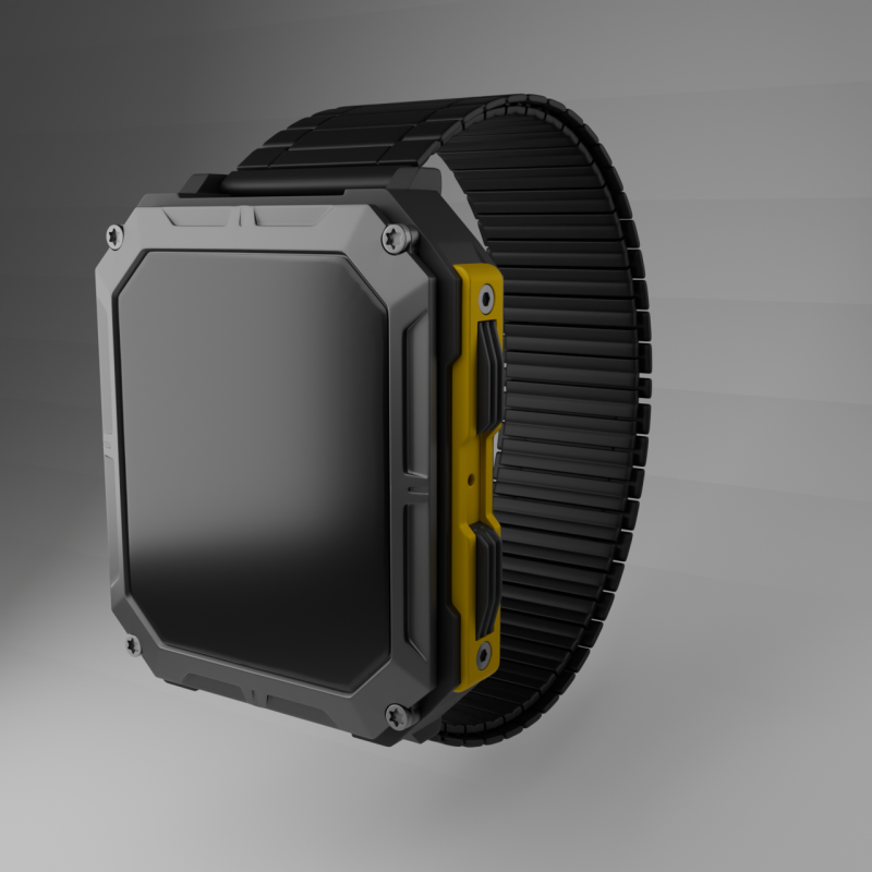Smart watch lemfo c20pro Modelo 3D .c4d .max .obj .3ds .fbx .stl .blend 