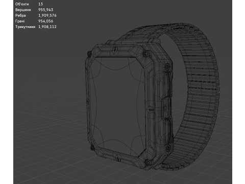 Smart watch lemfo c20pro 3D Model