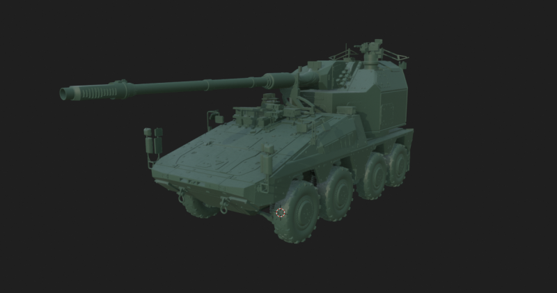GTK BOXER RCH 155 3Dモデル .c4d .max .obj .3ds .fbx .stl .blend 