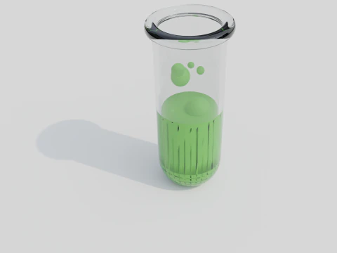 Flask of poison 3D Model