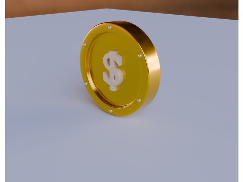 Bitcoin 3D Модель