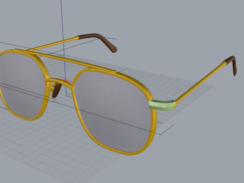 Glasses 3D Print Model