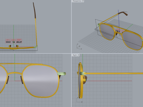 Glasses 3D 打印模型