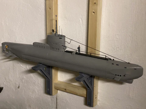 Submarino submarino XXIII Modelo de impresión 3D