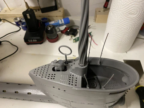Uboat XXIII submarine 3D Print Model