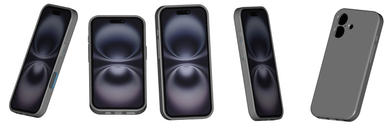 Iphone 16 case 3D-Druckmodell .c4d .max .obj .3ds .fbx .stl .blend 