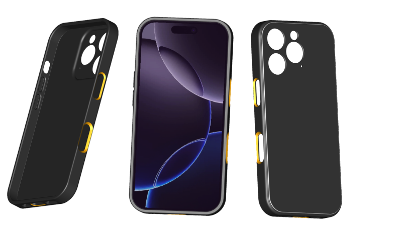 Iphone 16 Pro case 3D Принт Модель .c4d .max .obj .3ds .fbx .stl .blend 