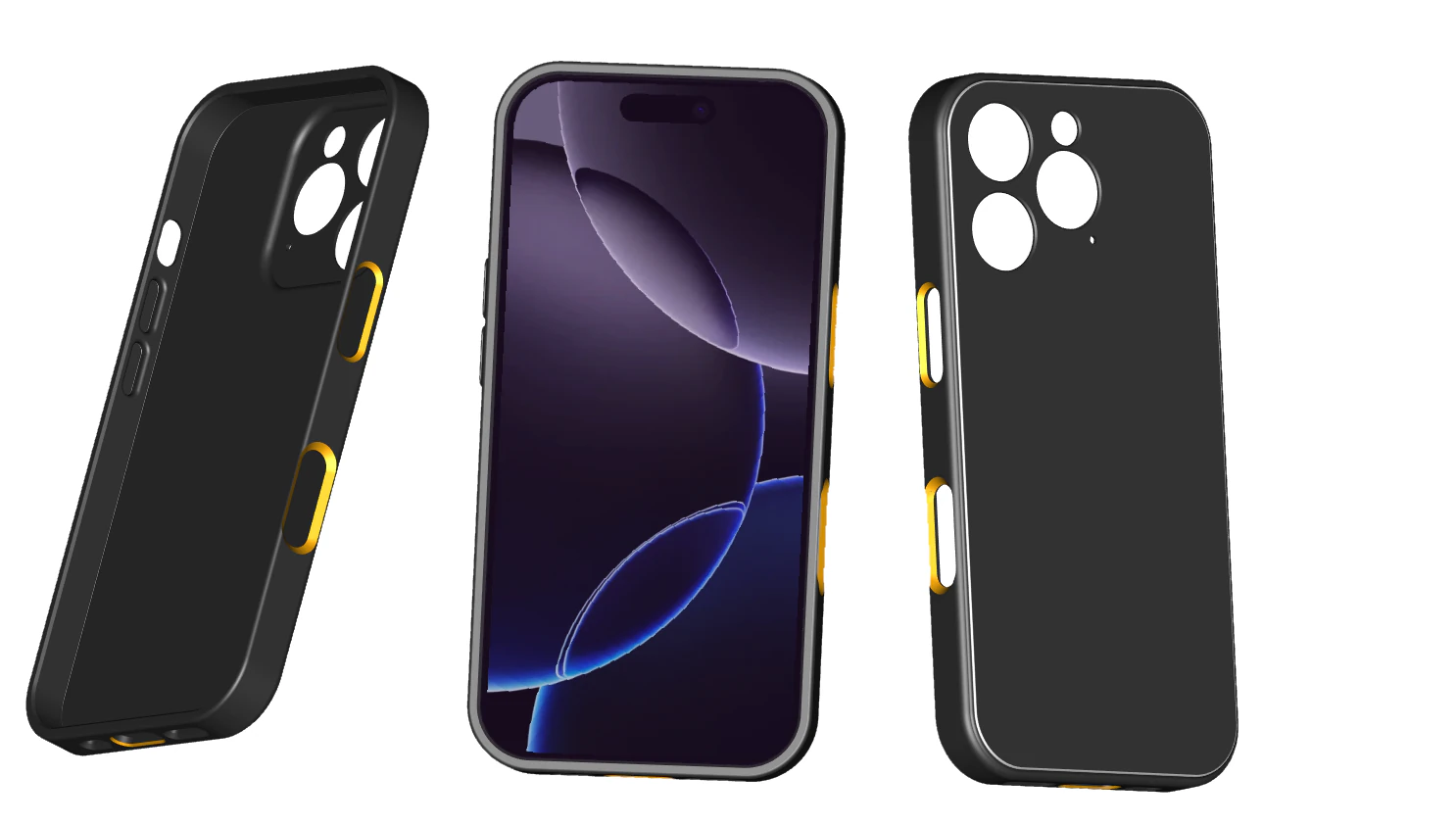 Iphone 16 Pro case 3D Print Model .c4d .max .obj .3ds .fbx .stl .blend 