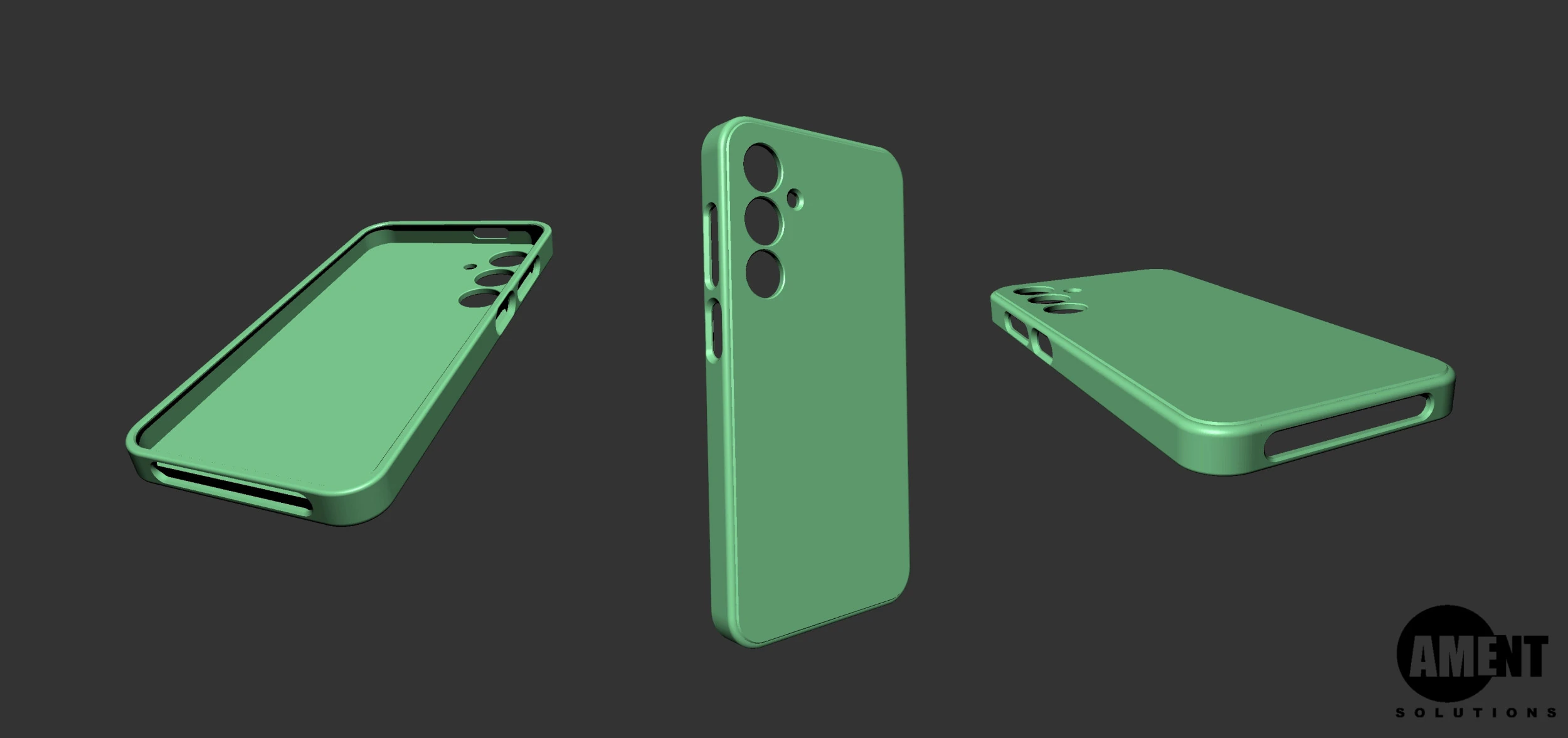 Samsung Galaxy S23 FE case 3D Print Model .c4d .max .obj .3ds .fbx .stl .blend 