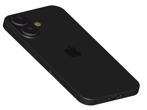 Iphone 16 CAD model 3D Модель