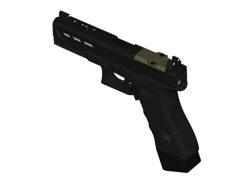 Glock 17 Full CAD model 3D Model