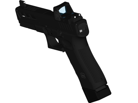 Glock 17 Full CAD model 3D 모델