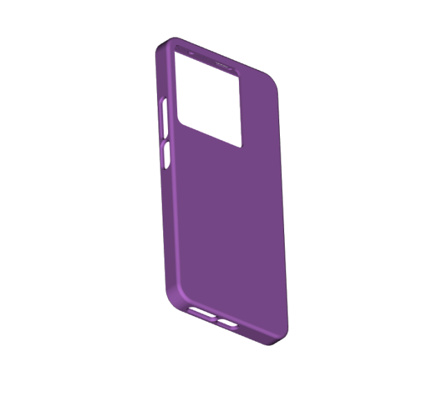 Xiaomi Poco M7 pro 5G case 3D Druckmodell .c4d .max .obj .3ds .fbx .stl .blend