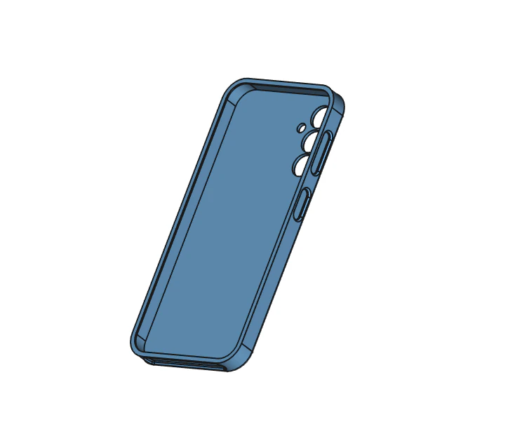 Samsung Galaxy A14 case 3D Print Model .c4d .max .obj .3ds .fbx .stl .blend
