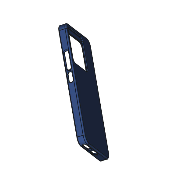 Xiaomi Redmi Note 13 Pro Phone Case 3D Print Model .c4d .max .obj .3ds .fbx .stl .blend 